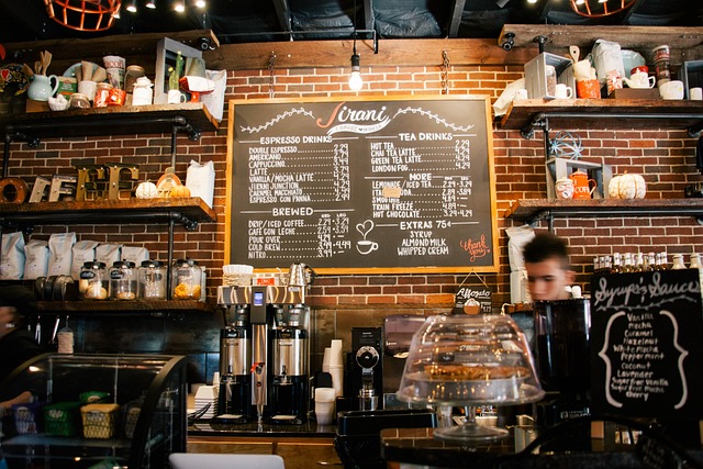 coffee shop signs